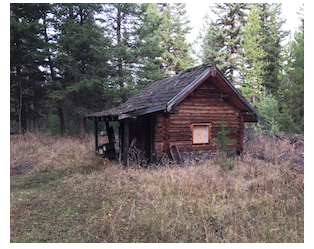 cabin before roof is fixed