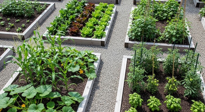 Crop rotation planning in an organic vegetable garden