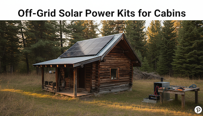 solar off grid cabin