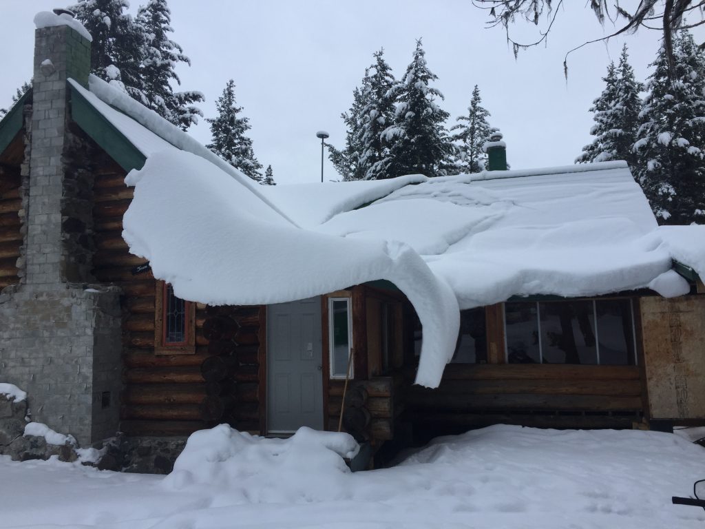 Winter and an off grid cabin