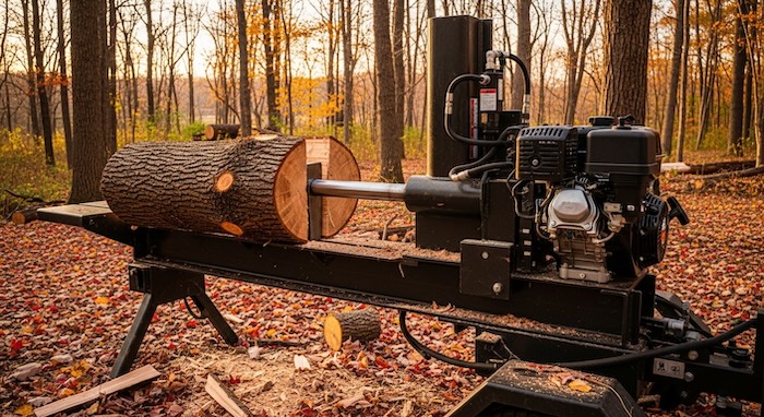 Gas powered log splitter