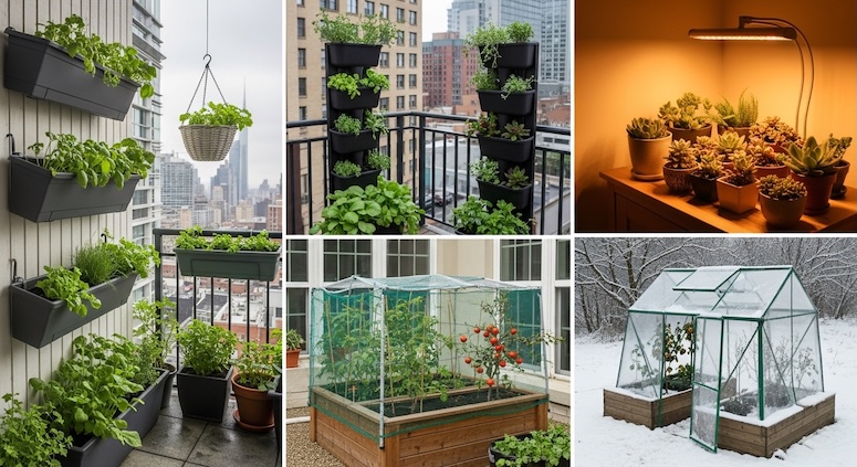 Gardening works in any small space or climate