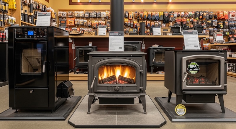 Wood stove, pellet stove and epa approved