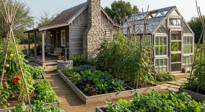 off grid garden and sustainable living