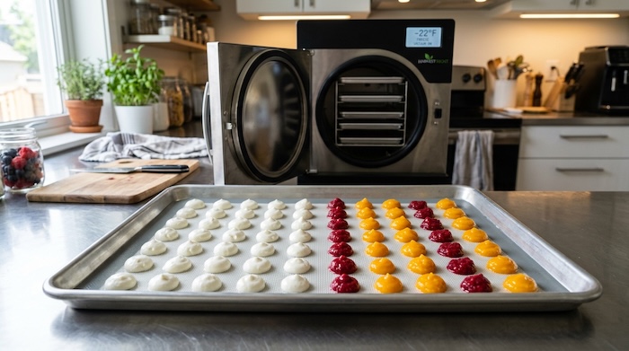 harvest right trays with silicone mats