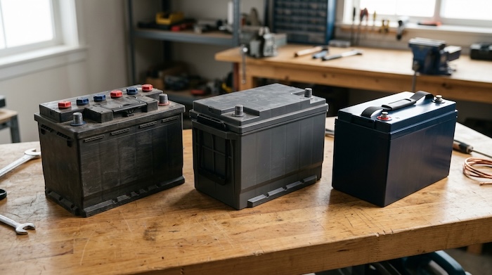 3 batteries for off grid living
